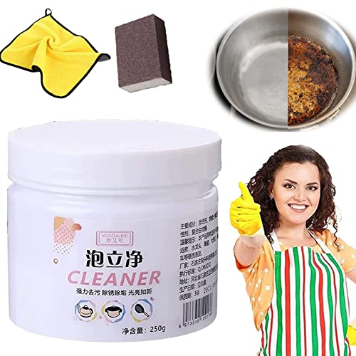 Foam Rust Remover Kitchen All-Purpose Cleaning Powder, Multi-Purpose Foam Cleaner Rust Remover, Kitchen Instant Cleaning Powder, Soak To Clean Greasy Dirt (1Pc) #TOP12