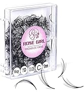 ROSE GIRL Wispy Loose Lashes Volume Fan - Individual Lashes Fake Eyelashes Extension - Lashes Nat...