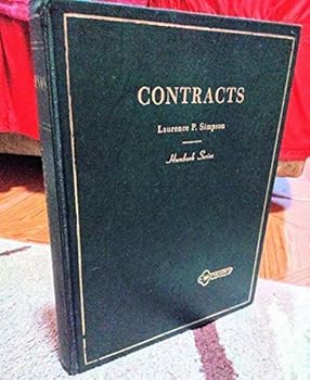 Hardcover Handbook of the law of contracts, (Hornbook series) Book
