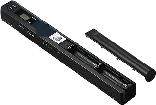 Document Scanner Portable Scanner Mini Handheld Document Scanner, A4 Book Scanner JPG And PDF Format 300/600/900 DPI (Color : Silver, Size : 1)