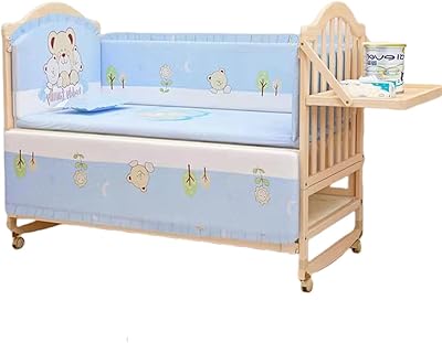 Amazon.co.jp: Sariny幼児用ベビーベッド 木製 折りたたみ可能ベビー  