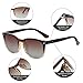 DUSHINE Polarized Sunglasses for Women Classic Retro Style UV400 Protection