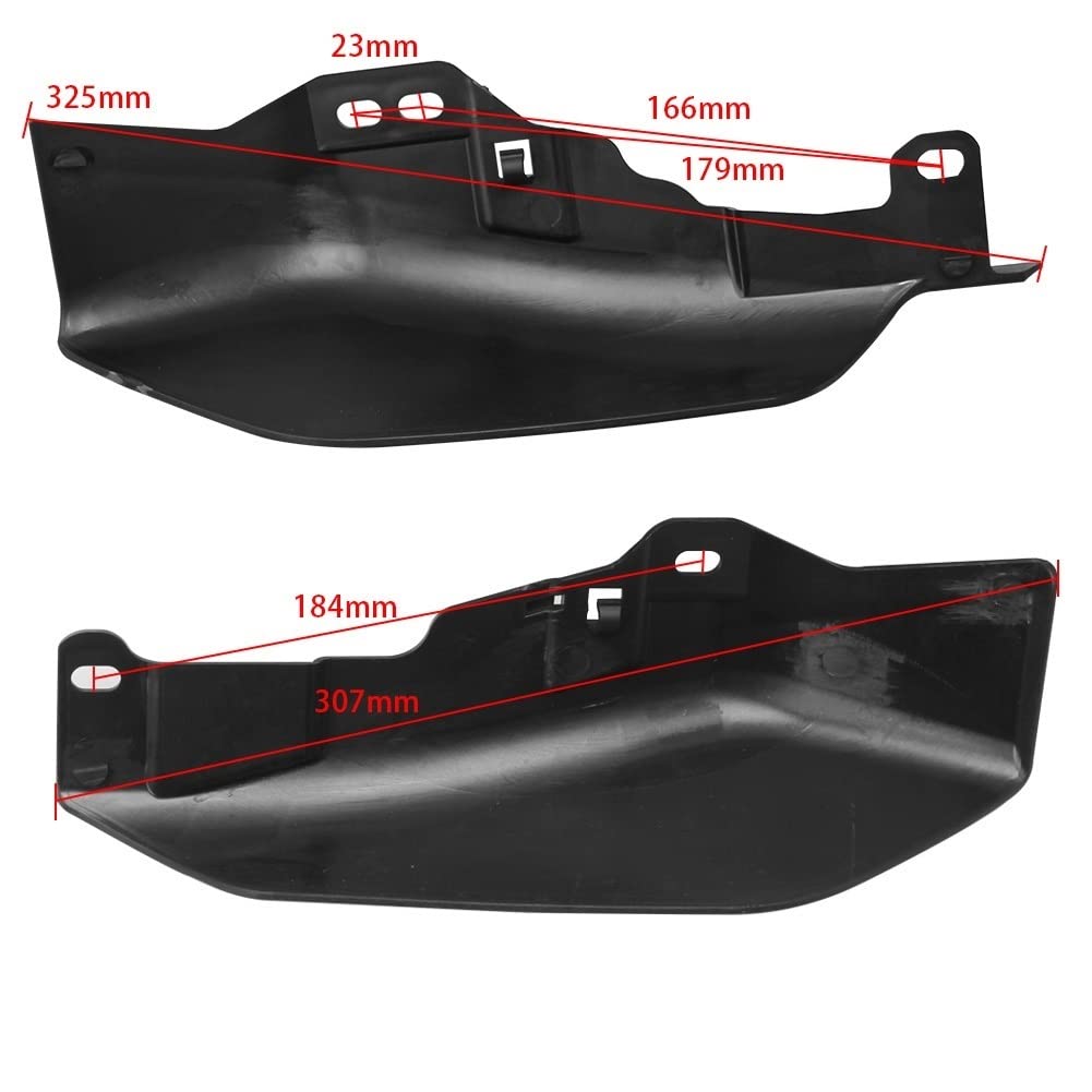 Parafango moto Per Moto Mid-Frame Deflettore per Dell'aria per Scudo Termico per Harley per Touring Electra per Road Street Glide C-lassic CVO 2017-2019