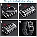 NANW Screen Protector Compatible with Fitbit Charge 4 / Charge 3, [3 Pack] Soft Slim Full-Around Protective Charge 3 Case Cover Bumper for Charge 4 / Charge 3 & Charge 3 SE Smartwatch