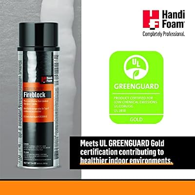 HANDI-FOAM FIREBLOCK Low-Pressure ONE-Component Polyurethane Foam SEALANT (OCF), P30181
