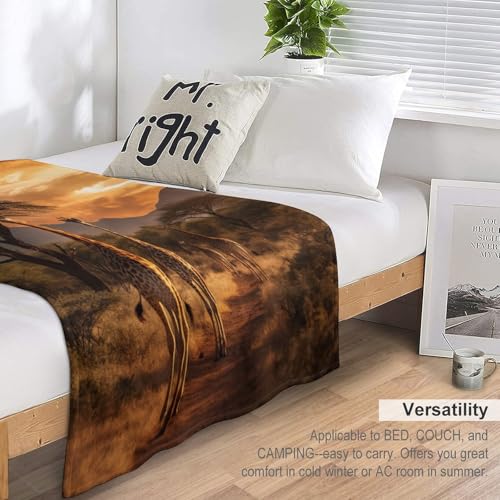 Manta de jirafa suave para sofa con medidas de 140x180 cm 7