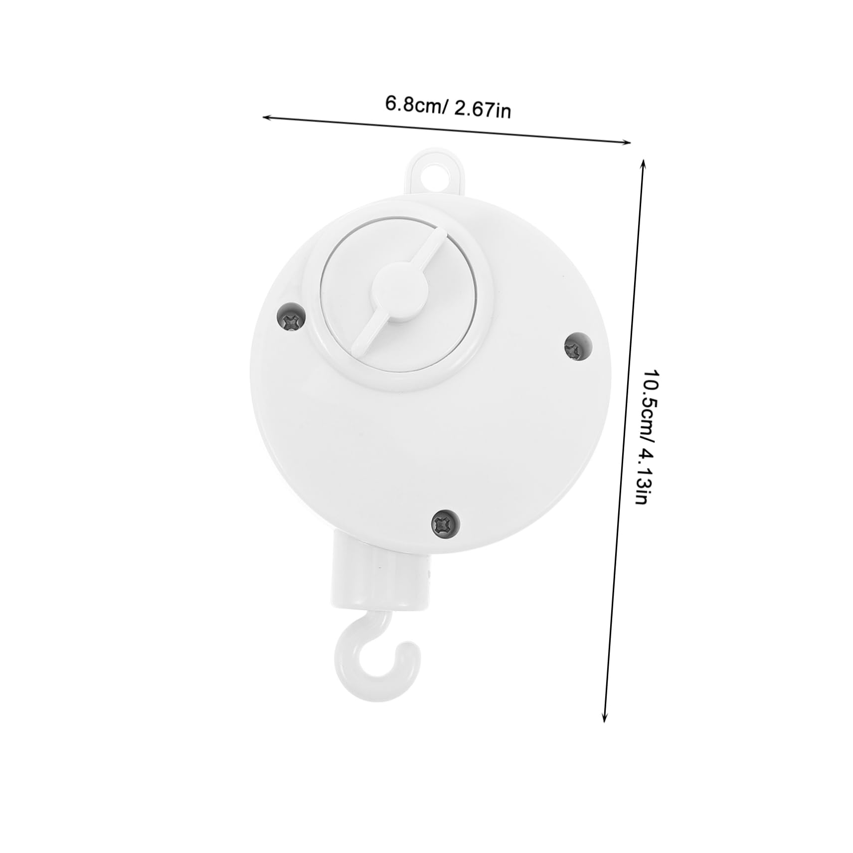 HANABASS Portable Music Box Mobile Rotating Crib with Safe Materials for Boy Girl Rich Music Selection for Auditory Development Easy to Attach for Newborns