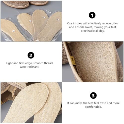 Plantillas transpirables de loofah para zapatos talla 40 miniatura 7