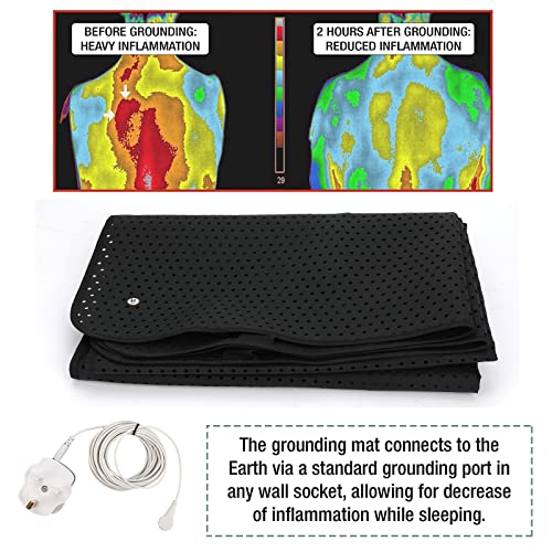 Grounding Mat, Grounding Sleep Mat for Bed, Earthing Mat Mattress Cover for Grounding While Sleeping, Grounding Sleep Pad for Earth Relieve Pain (27"x71"Half Size) by ConBlom - Image 7