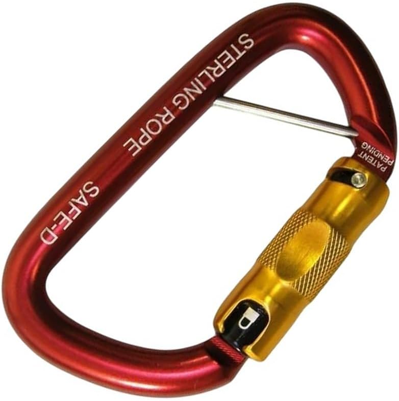 Sterling Safe-D Locking Pin Carabiner