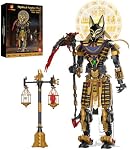 JMBricklayer Anubis Mythical Building Set for Adults, Ancient Egyptian God Building Blcoks, Collectible Mech Model Kits for Home Office Decor, Large Display Statue Gifts for Men & Mythology Lovers
