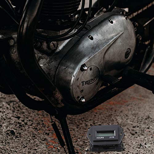 FAVOMOTO Tacômetros Medidores de Horas Digitais Do Motor 4. Cronômetro de Lembrete de Manutenção de