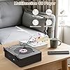 Mycket Lettore CD portatile con doppio altoparlante stereo integrato, piccoli lettori CD vintage per la casa, lettore CD ricaricabile con ingresso/uscita Bluetooth, riproduzione USB, ingresso AUX