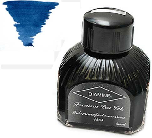 Diamine Refills Prussian Blue Bottled Ink 80mL - DM-7018