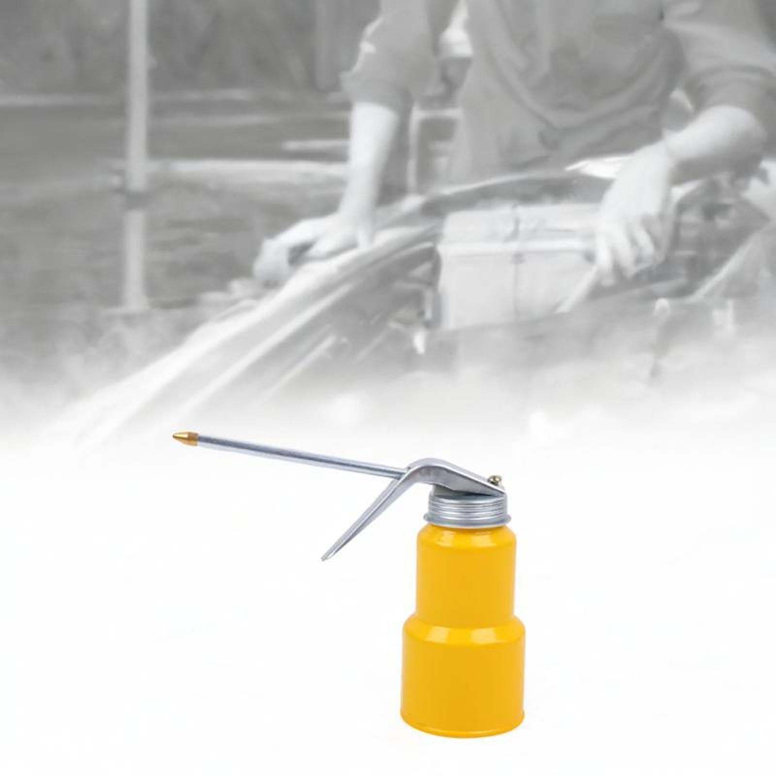 Fxzqgnh Handpumpe Ölkanne mit Metallauslauf Und Geradem Spenderrohr Manuelles Pumpenölgerät Ölflasche mit Sprühfunktion Kompakte Bauweise für Präzise 