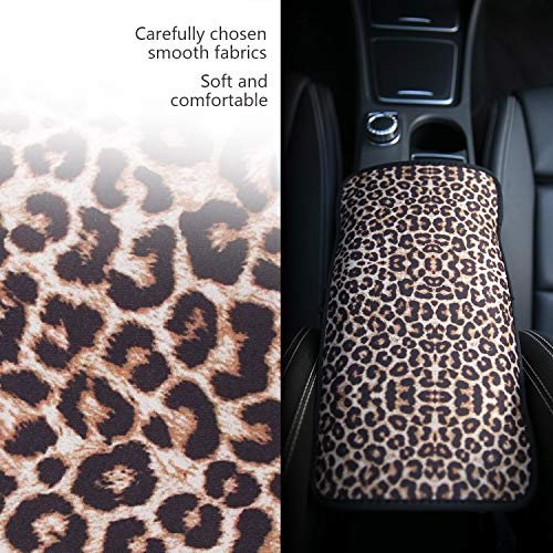 image for YR Vehicle Center Console Armrest Cover Pad, Universal Fit Soft Comfor