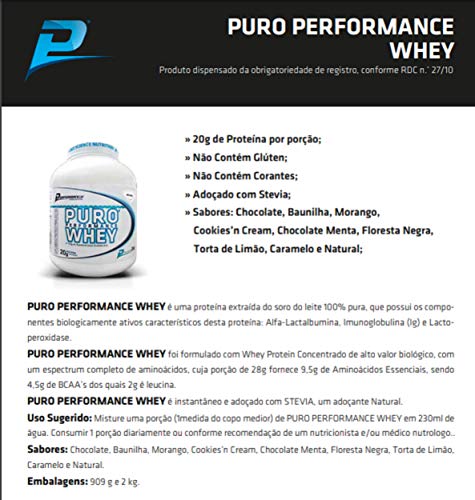 Puro Performance Whey (2Kg) - Sabor Chocolate, Performance Nutrition