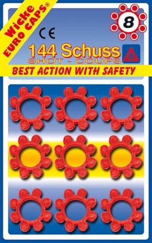 Sohni-Wicke 0235 Toy Ammunition for 8 Shot Toy Guns 144 Shots One Size
