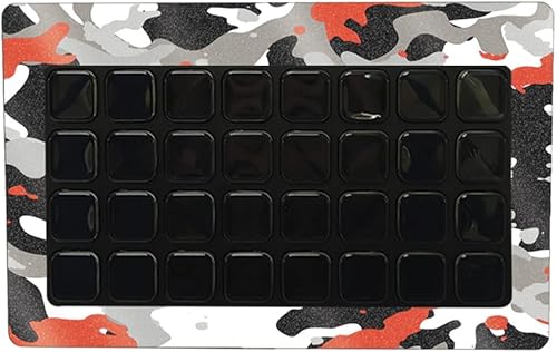 MightySkins Glossy Glitter Skin Compatible with Elgato Stream Deck XL - Red Camo Protective, Durable High-Gloss Glitter Finish Easy to Apply,