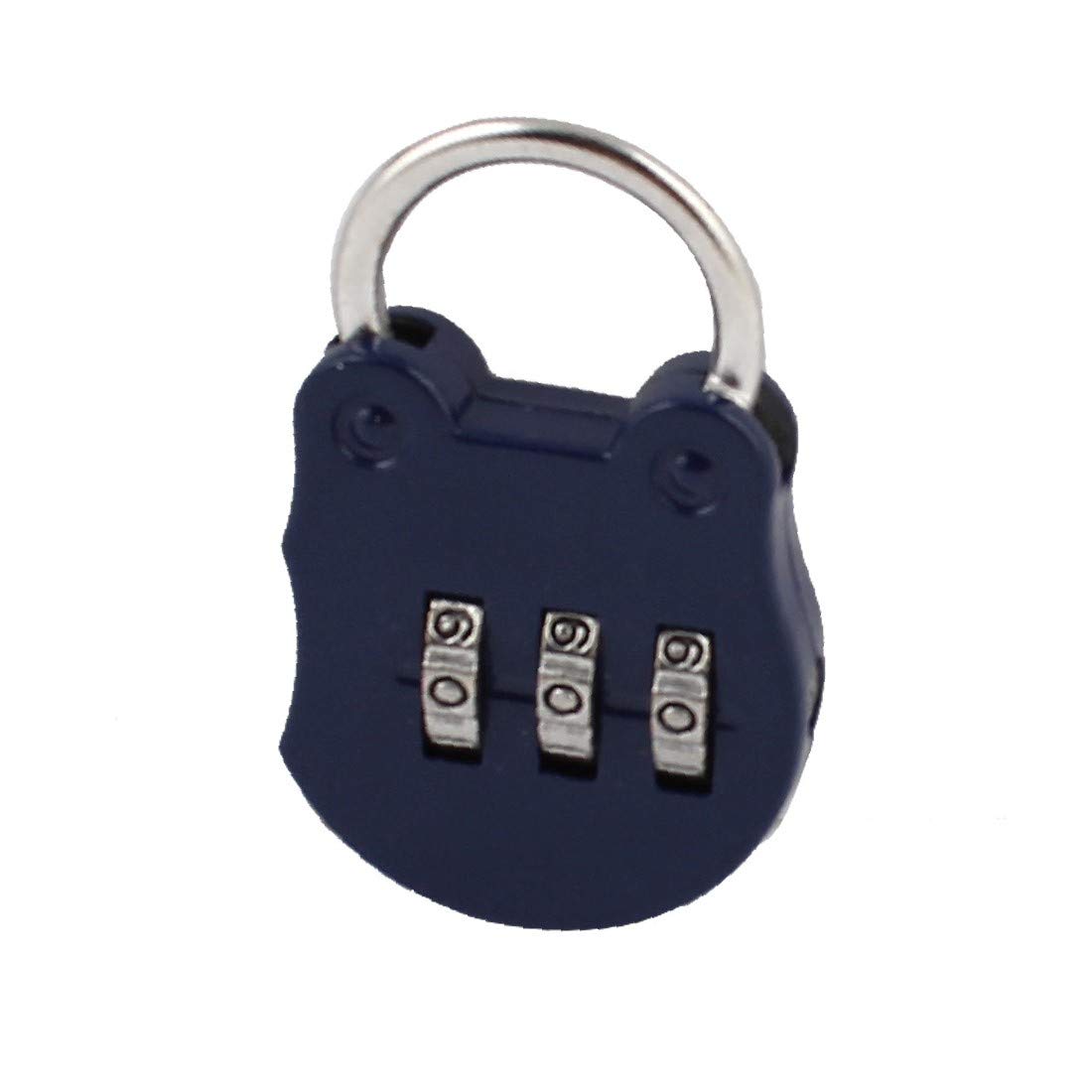 Ykmyxz Black Combination Lock， Mini Suitcase Luggage 3 Digit Combination Security Password Lock Padlock