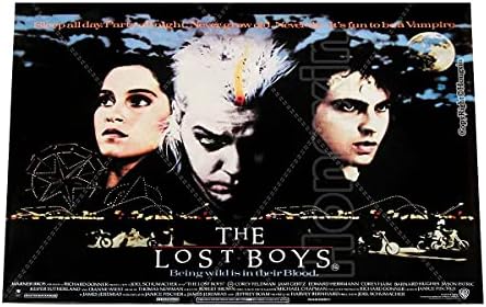 HONGXIN THE LOST BOYS FILM MOVIE Retro Tin Sign Metal Sign Vintage Plaque Metal Tin Sign Metal Poster Wall Decor for Home Kitchen Garage Bar Pub Gift 12 X 8 Inches