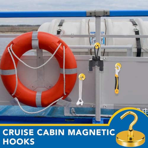 Image of LOVIMAG Magnetic Hooks for Cruise Essentials 2026 Cabins Door 12 P-130LBS