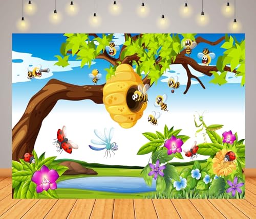 Arrière-plan baptême bébé et décor tissu jardin printanier pour studio