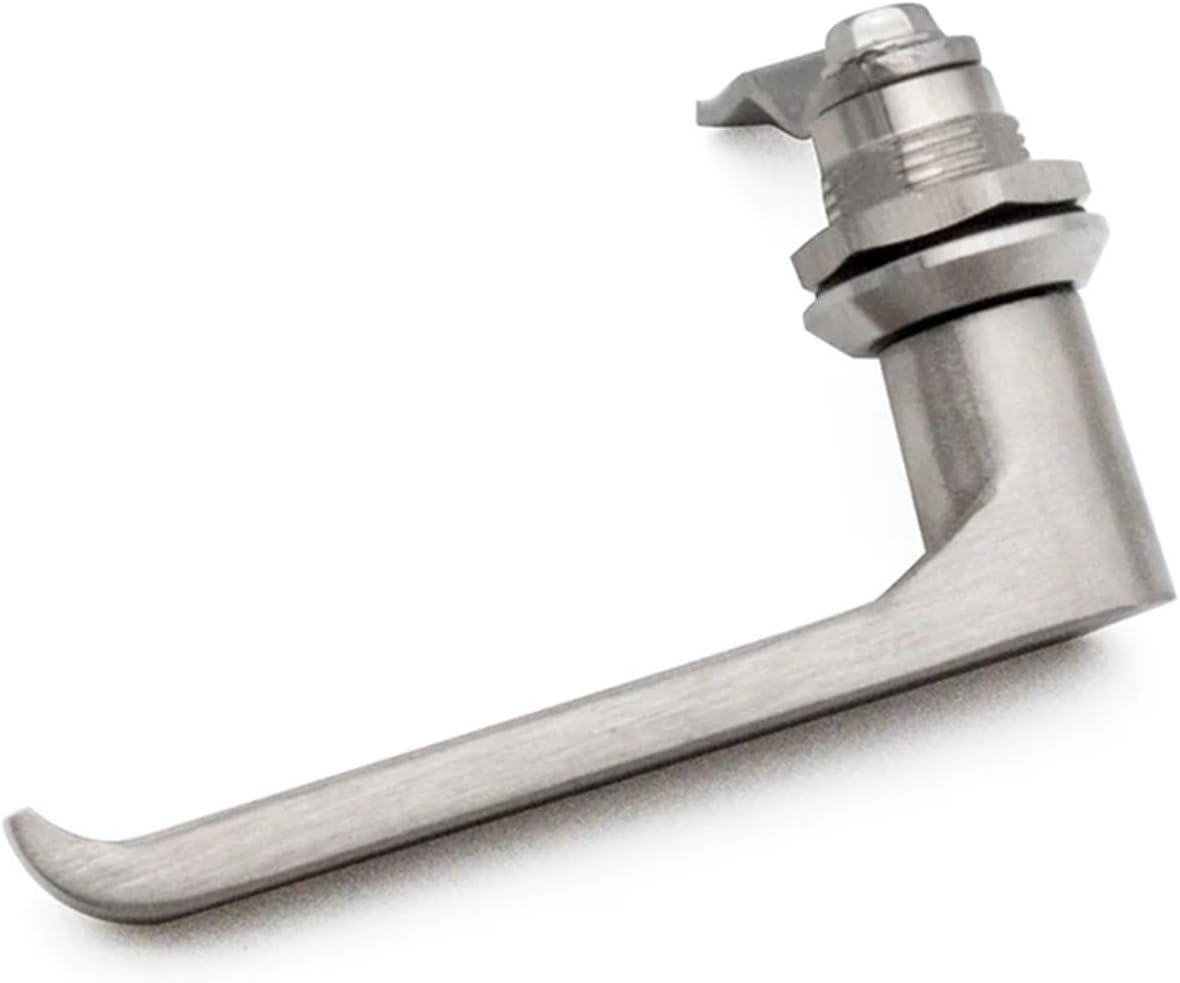 MS324-2 Switch Cinet Door Latch Lock 304 Stainless Steel L-Type Handle Hardware Accessories 1Pcs