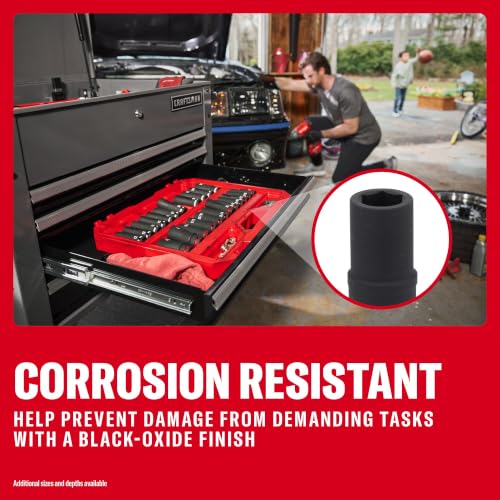 Image of CRAFTSMAN 1 /2 in Drive SAE Deep Impact Socket 1 /2 in (CMMT16997)