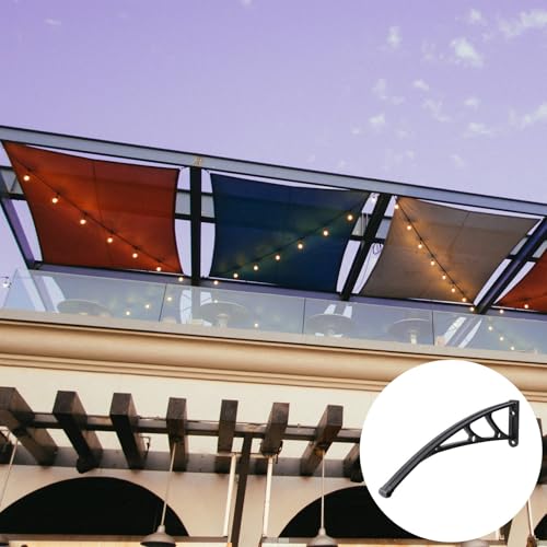 Soporte de toldo exterior para ventanas: protección contra la lluvia 5