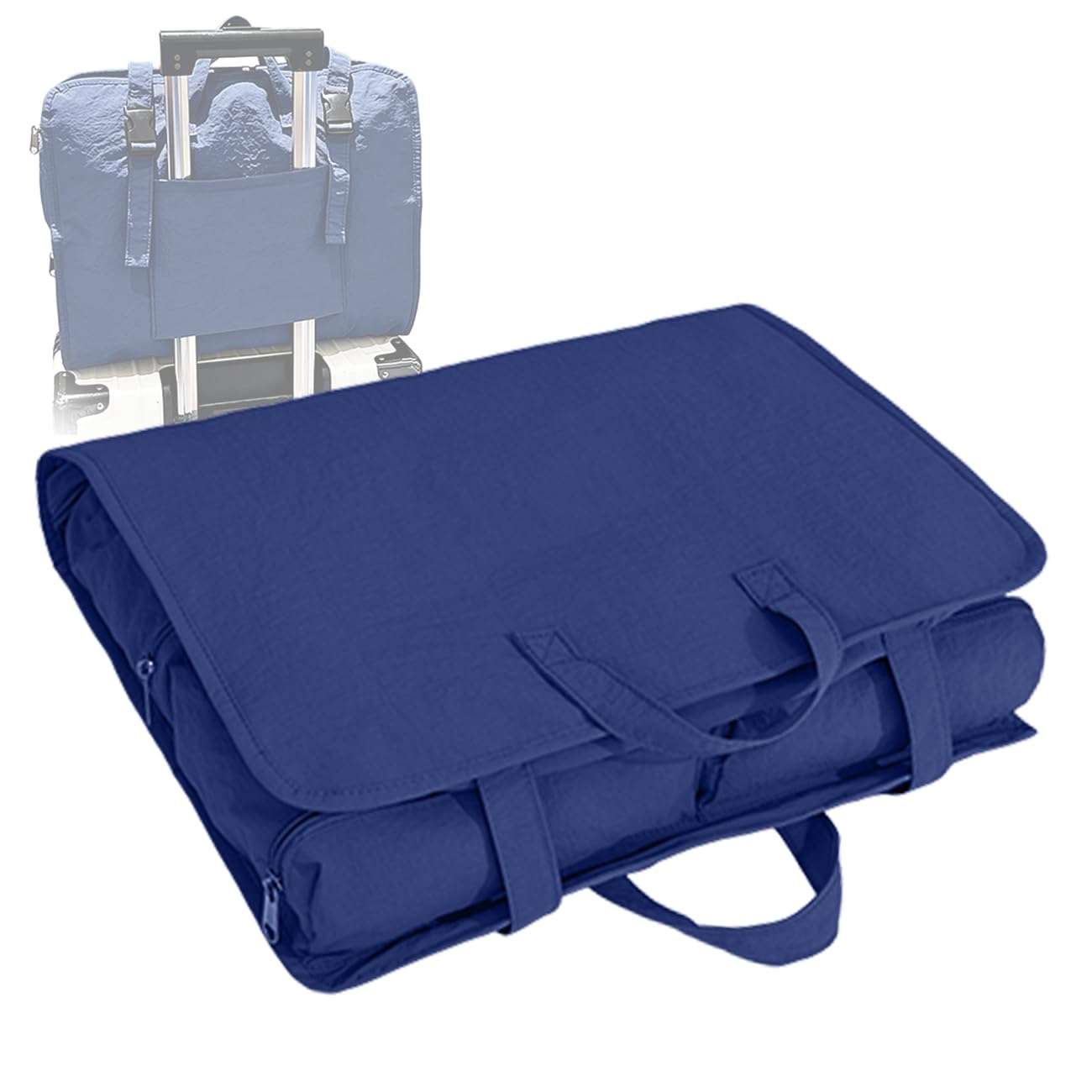 Camping Organizer Kleidung, Koffer Organizer Taschen Mit Griff Für Gepäck, Kleiderbeutel Reise Platzsparende Gepäcksäcke,Blau,41 * 35 * 12cm