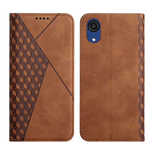 KOUYI Coque pour Samsung Galaxy A03 Core, Premium Flip Housse Étui Protection Rabat Clapet Portefeuille Phone Cover Magnétique [Porte Cartes] Antichoc...