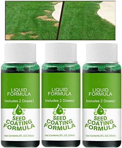 Hehimin 3PCS Green Grass Paint for Lawn, Natural Green Lawn Spray, Green Grass Lawn Liquid & Dog Spot Repair,Garden Lawn Liquid Spray
