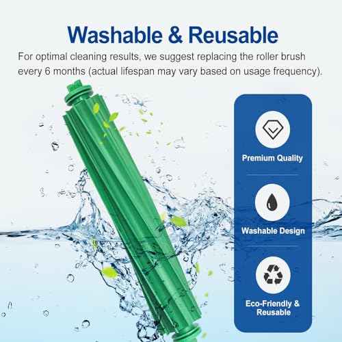 Image of 405 /505 Main Brush Replacement Kit Compatible with iRobot Roomba Plus 405 /505 Combo, Durable Roller Brushes with Cleaning Tool, Easy Install Robot Vacuum Parts, 4 Pack