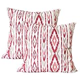 🛋️ ESTILO COSTERO - Con patrones únicos, el diseño de nuestra funda para cojines le dará calidez a tu espacio. Transforma instantáneamente el aspecto de tu sofá o dormitorio.
