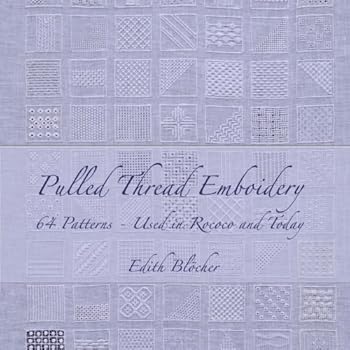Paperback Pulled Thread Embroidery, 64 Patterns - Used in Rococo and Today Book
