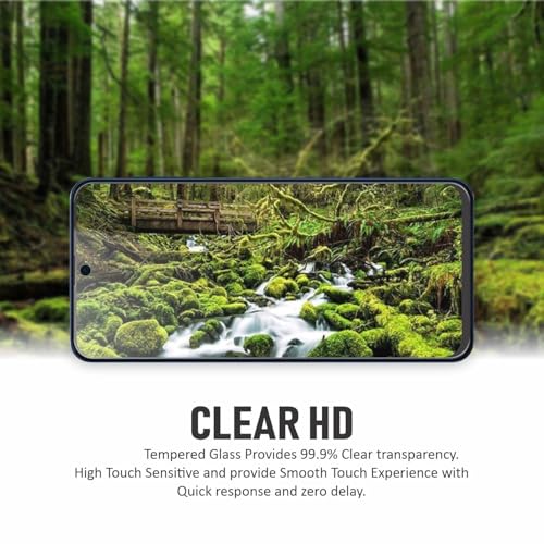 Image of TitanGuard Tempered Glass Screen Protector Guard for iQOO 13-9H Hardness, Military Grade, Anti-Static, Easy Installation Kit - 1 PACK