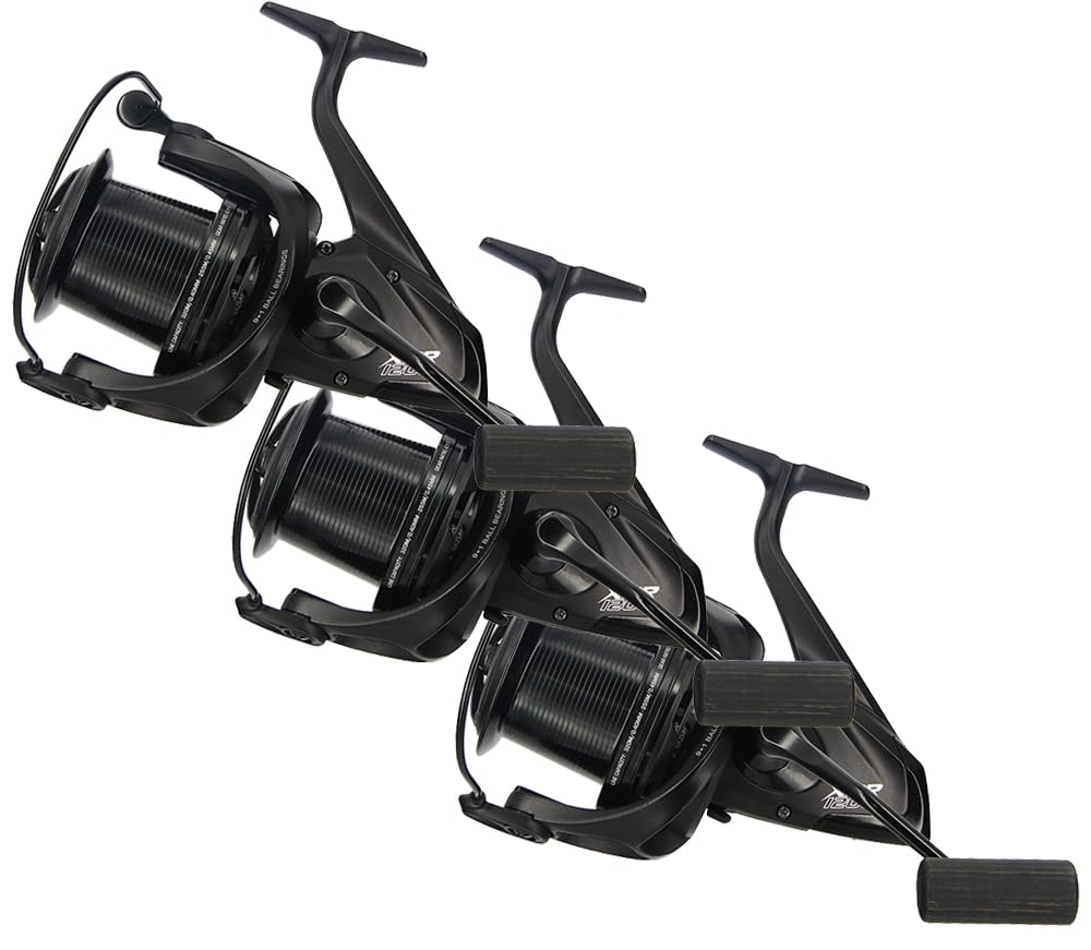 Carp Fishing Reel XPR Longcast Big Pit Front Drag Reel 9+1 Ball Bearings, Rapid Drag System, ABS Body with Aluminium Long-Cast Spool, Dual Line Clips & Anti-Reverse (3)