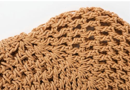 Crochet Bags for Women Slouchy Hollow Woven Shoulder Purse Summer Beach Tote Handbags for Daily & Vacation 20254