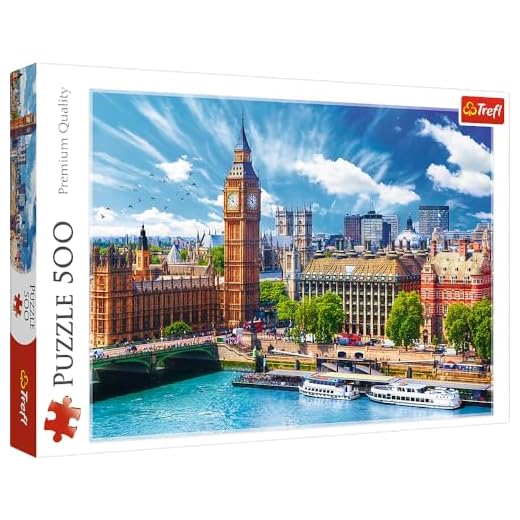 Trefl 916 37329 EA 500pcs Sunny Day in London, Coloured
