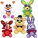 5Pcs FNAF 18CM Peluche Carino Cinque Notti Gioco Peluche Sorella Orsacchiotto Bonnie Chica Foxy Peluche Bambola Farcita Regalo per Bambini