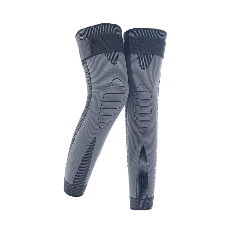Extended Winter Protective Sleeves Men Women with Fleece Straps Knee Pads for Warmth