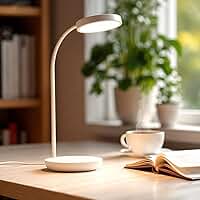 Luminária de Mesa LED Recarregável com Toque | 3 Níveis de Iluminação | Dimerizável e Portátil Premium