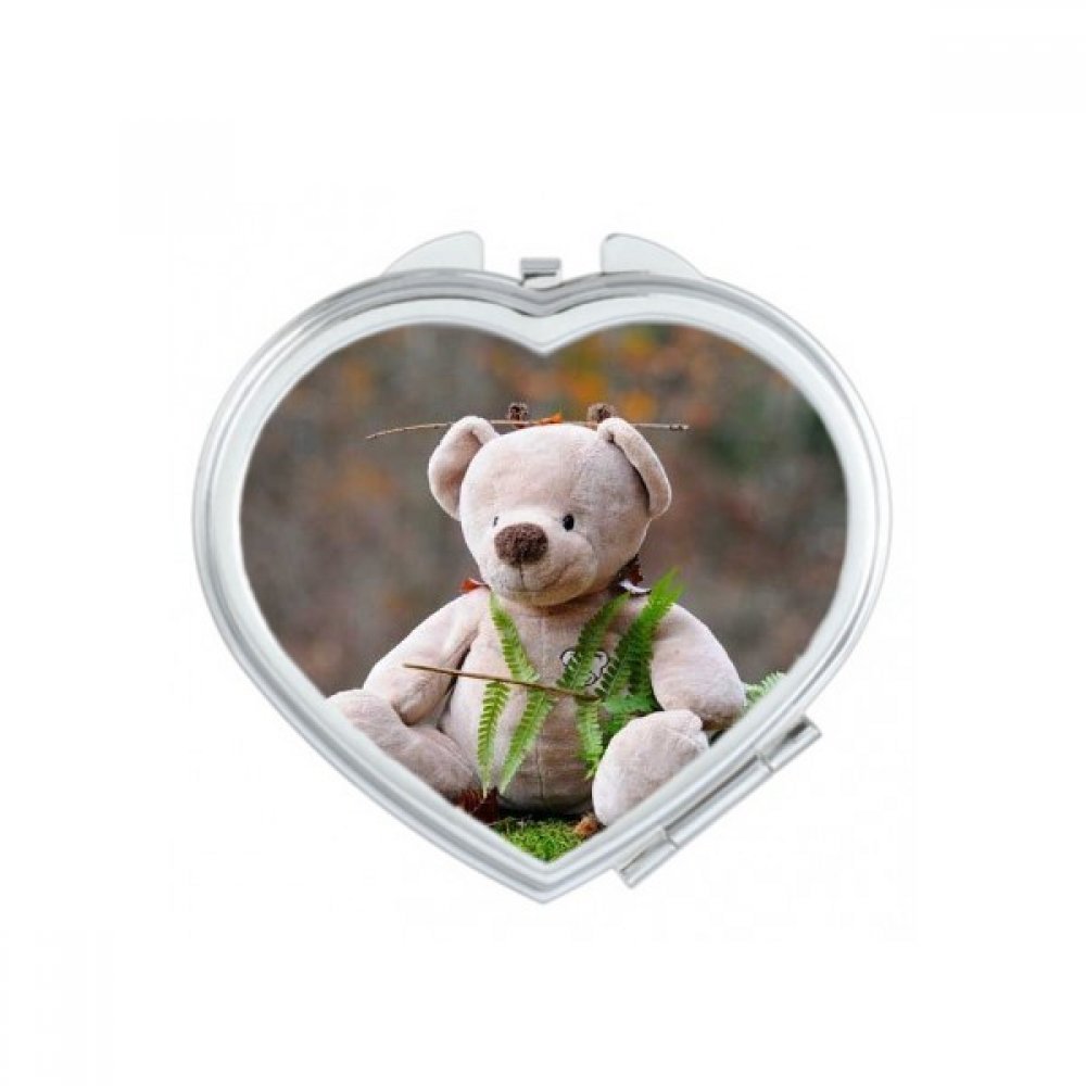Miroir de maquillage ours portable pour résoudre les retouches rapides