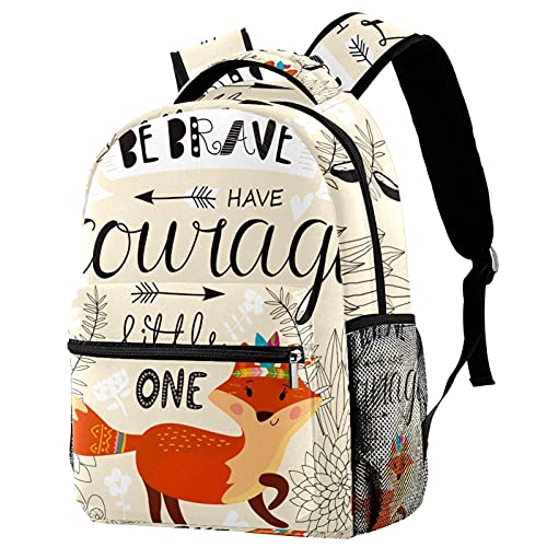 Sac à dos renard anti-fuite avec porte-bouteille externe pour l'école