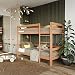 Produktbild Krok Wood Etagenbett Kinderbett Doppelbett Jugendbett Sydney aus Massivholz in Buche 90×200×160 cm