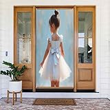 Taille idéale pour une installation facile : mesurant 184,9 x 89,9 cm, cette jolie robe blanche imprimée n° 29 bannières d'été, bannière de porte d'été et pièce de revêtement de porte s'adapte à la plupart des portes d'entrée standard. Il est assez grand pour faire un impact mais assez léger pour être déplacé et accroché facilement. Idéal pour les porches, terrasses, terrasses, fenêtres et jardins