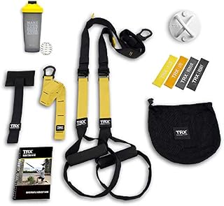 TRX All-in-One Suspension Trainer - Home-Gym System for the Seasoned Gym Enthusiast, Includes TRX Training Club Access