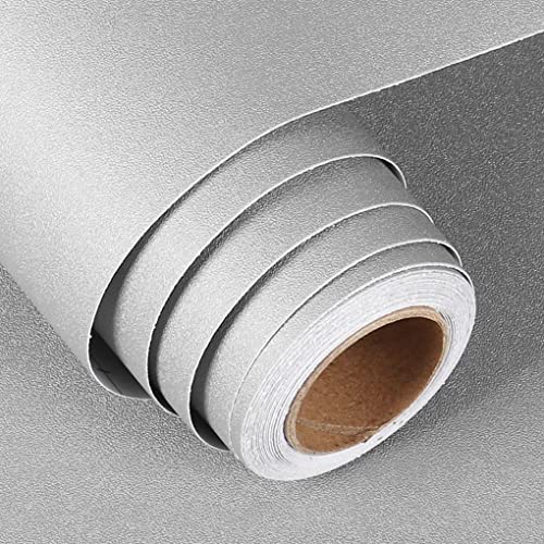 FunStick 24"x200" Light Grey Contact Paper for Cabinets Peel and