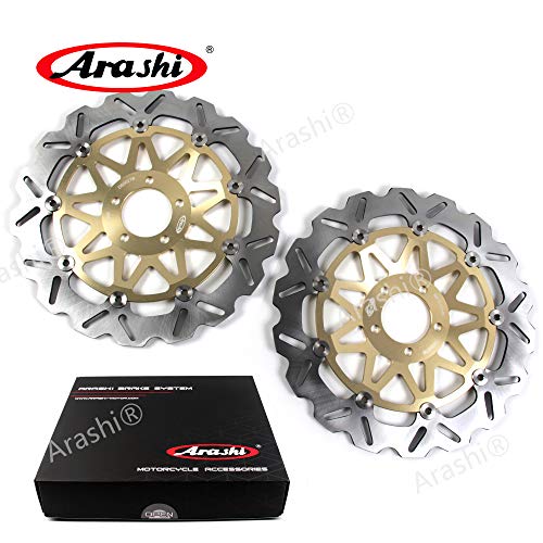 Arashi Rotores de disco de freio traseiro dianteiro para Kawasaki Ninja ZX12R 2000-2003 Acessórios d